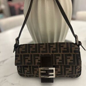 Fendi Zucca Baguette Bag